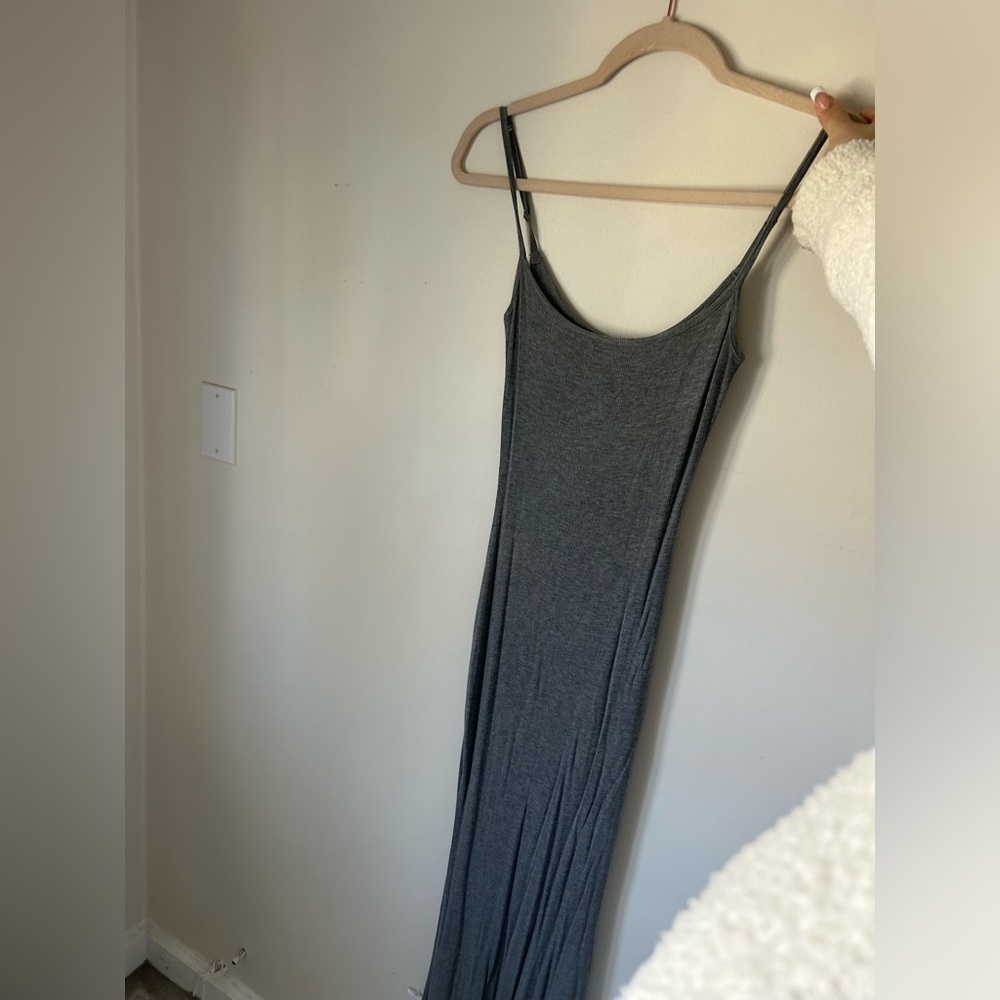 Gray skims lounge dress